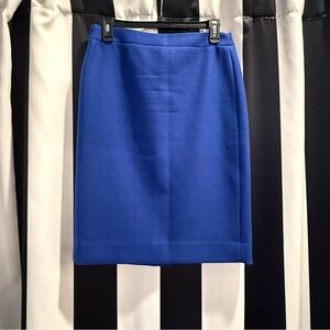J. CREW • Number 2 - Vibrant Blue Pencil Skirt